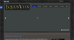 Desktop Screenshot of equusvita.com