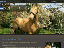 Tablet Screenshot of equusvita.com